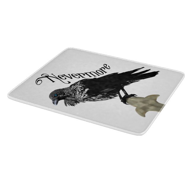 Nevermore Raven Cutting Board (Corner)