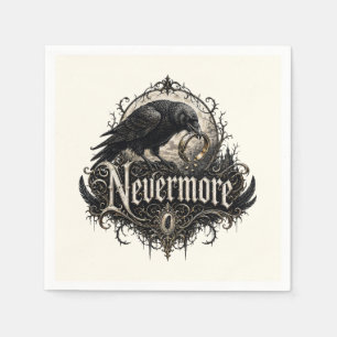 Nevermore Raven Divorce Party Napkin