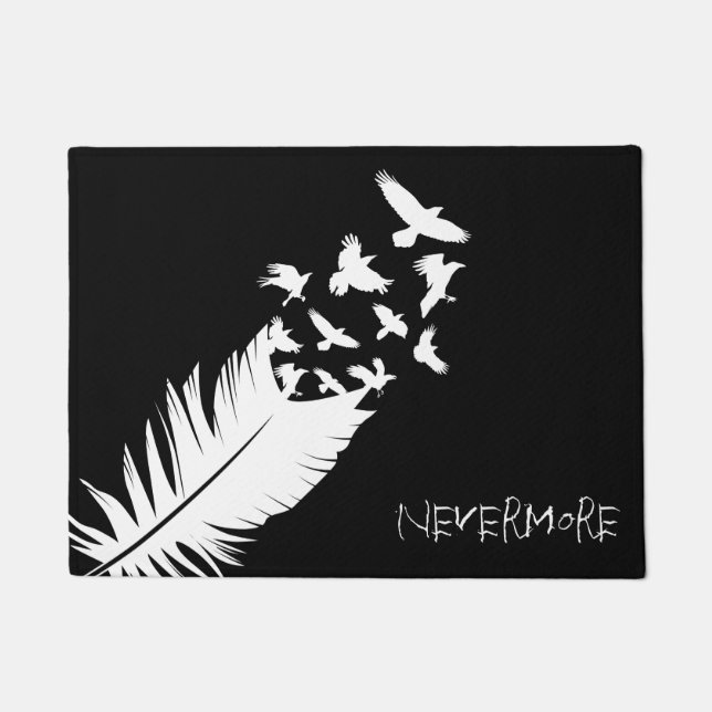 Nevermore, Raven Doormat (Front)