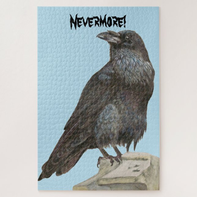 Nevermore Raven Jigsaw Puzzle (Vertical)