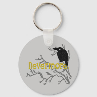 Nevermore Raven Key Ring