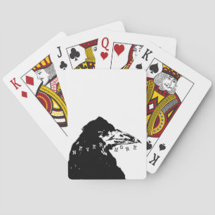 Nevermore Raven of Edgar Allan Poe Playing Cards