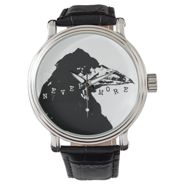 Nevermore Raven of Edgar Allan Poe Watch (Front)
