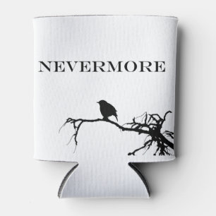 Nevermore Raven Poem Edgar Allan Poe Design Can Cooler