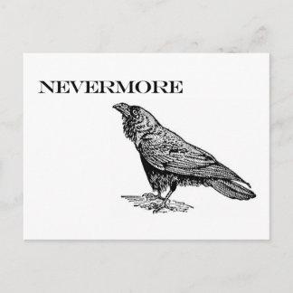Nevermore Raven Postcard