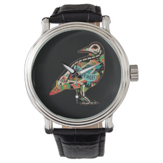 Nevermore Sugar Skull Raven Watch