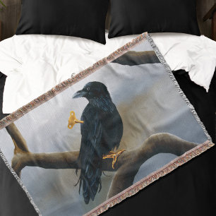 Nevermore Throw Blanket