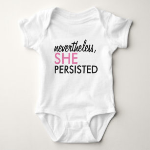 Nevertheless, she persisted baby bodysuit