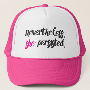 Nevertheless, She Persisted // Elizabeth Warren Trucker Hat
