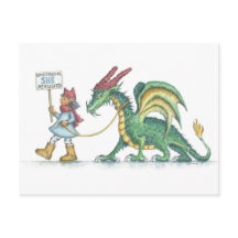 Nevertheless, She Persisted (HBdragon postcard)