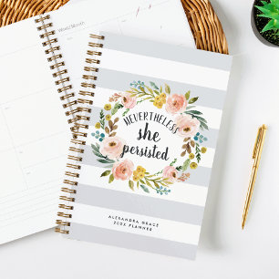Nevertheless, She Persisted Personalised Planner