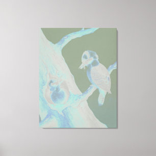 Neville HP Cayley - Laughing Kookaburra Canvas Print