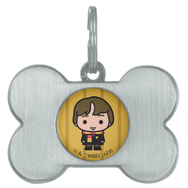 Neville Longbottom Cartoon Character Art Pet ID Tag (Front)