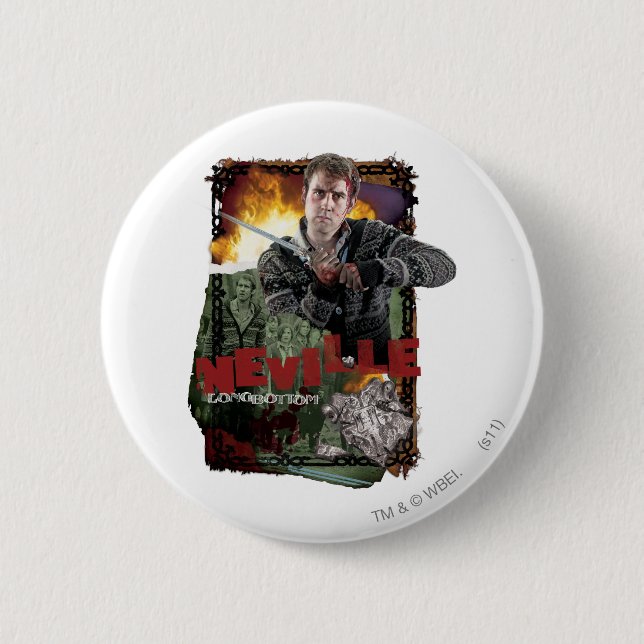 Neville Longbottom Collage 2 6 Cm Round Badge (Front)