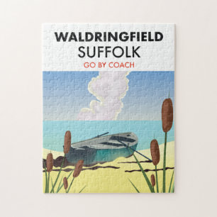 Nevis Holiday poster. Jigsaw Puzzle