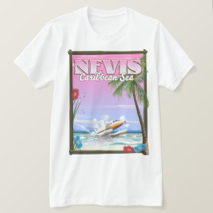Nevis Holiday poster. T-Shirt