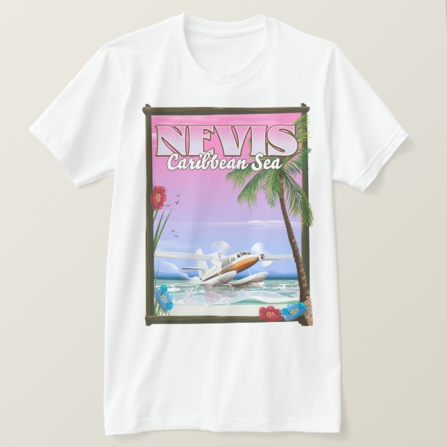 Nevis Holiday poster. T-Shirt (Design Front)