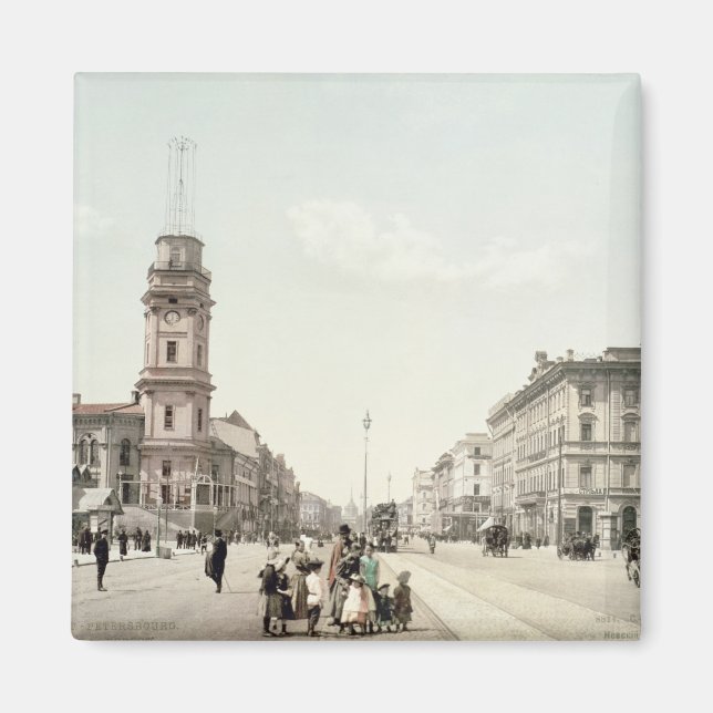 Nevsky Prospekt, St. Petersburg Magnet (Front)