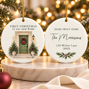 New 1st Home Christmas Ceramic Tree Decoration
