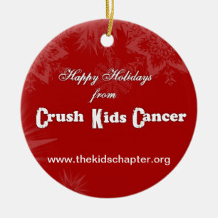 *NEW 2013* Crush Kids Cancer Ornament