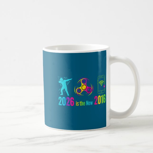 New 2016 Retro Nostalgia Vines Decade Coffee Mug (Right)
