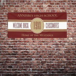 NEW! 6 Foot Class Reunion Welcome Banner