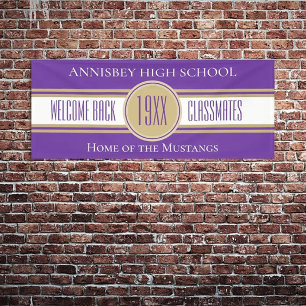 NEW! 6 Foot Class Reunion Welcome Banner