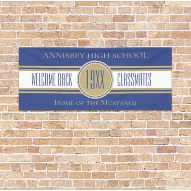NEW! 6 Foot Class Reunion Welcome Banner (Creator Uploaded)