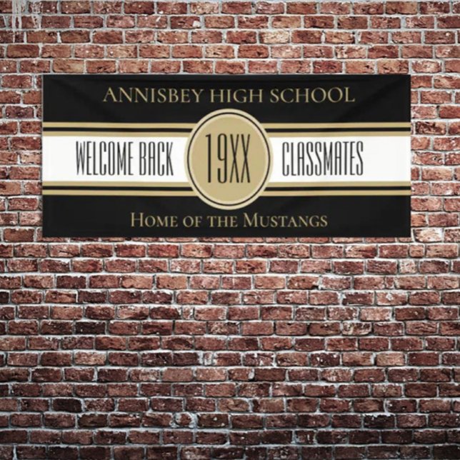 NEW! 6 Foot Class Reunion Welcome Banner (Creator Uploaded)