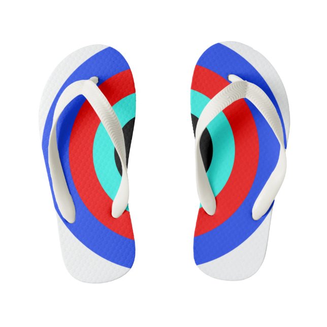 New a graphic design Kid's Flip Flops (Footbed)