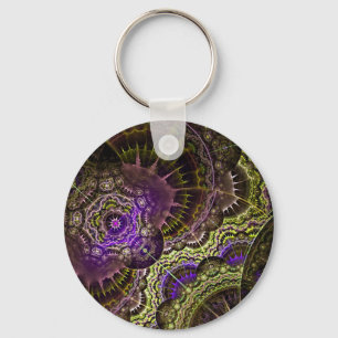 New Abstract Art Acrylic Print Key Ring