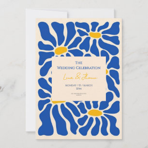 new abstract botanical photo weeding invitation