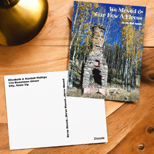 New Address Add A Custom Photo Template Postcard