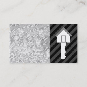 NEW ADDRESS annoucement home key Business Card