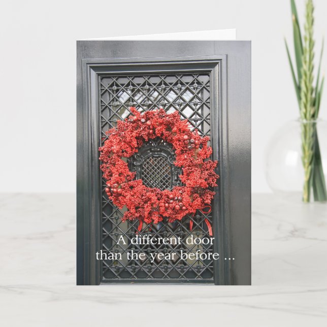 New Address Announcement Christmas Card (Front)