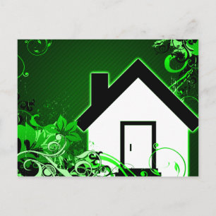 new address announcement : hi-fi home postcard
