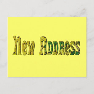 New Address Announcement Postcard