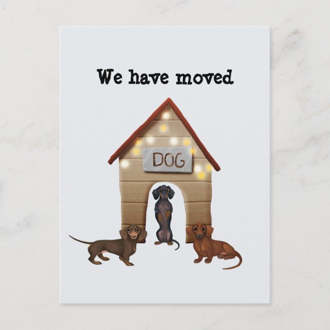New Address Announcement We Have Moved Post Card (Front)