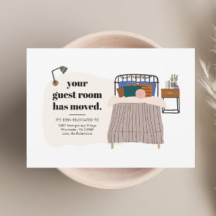  New Address Boho Guest Bedroom Decor Moving Announcement