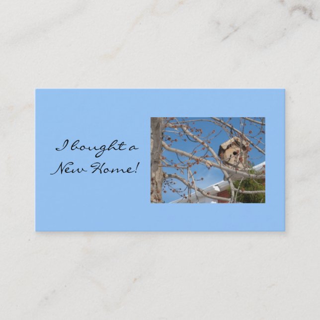 New Address Card (Front)