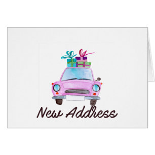 New address Classic Christmas Car