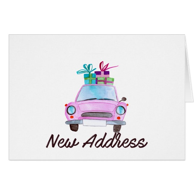 New address Classic Christmas Car (Front Horizontal)