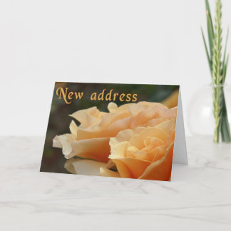 New Address Customisable Cards