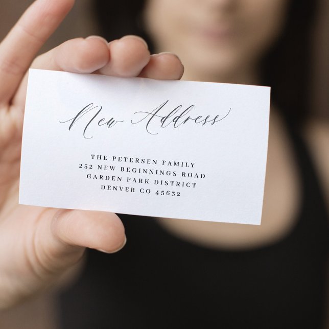 New address elegant typography simple insert (Creator Uploaded)