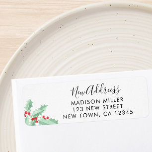 New Address Holly Return Address