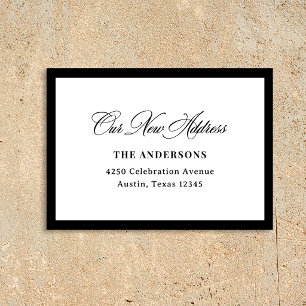 New Address Insert Classic Luxe Calligraphy