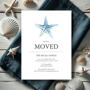 New Address Invitations Beach House Starfish