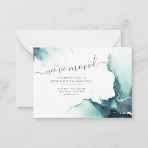 New Address Modern Earth Agate Moving Announcement