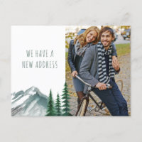 New Address Mountain Forest Pine Photo Moving