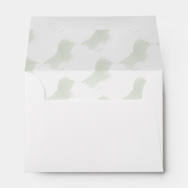 New Address Moving Home Announcement Envelope (Back (Bottom))